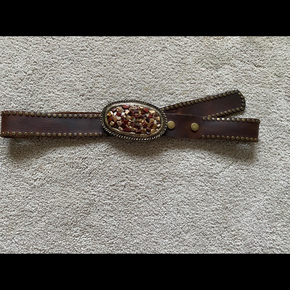Vintage leather belt